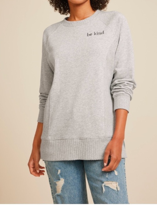 Maurices Tops - GUC Maurices Willowsoft Be Kind Sweatshirt Cotton Blend Top Gray Large